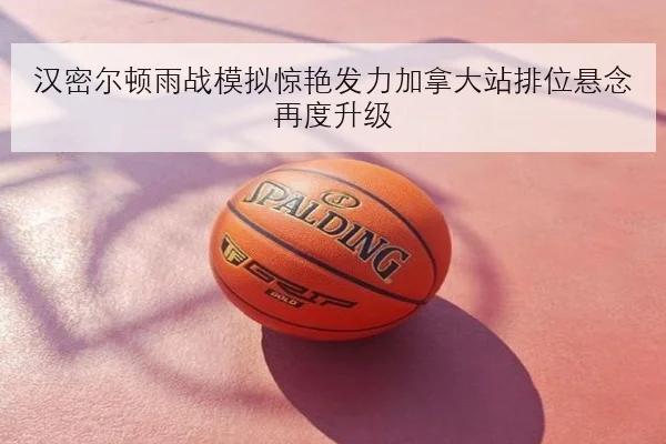 汉密尔顿雨战模拟惊艳发力加拿大站排位悬念再度升级